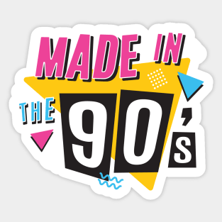 Made In The 90s Stickers for Sale