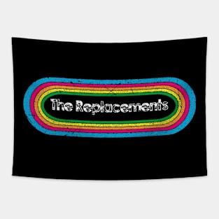 replacments ll rainbow retro Tapestry