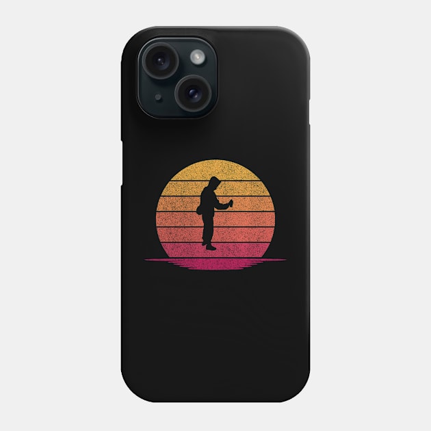 Awesome Funny Graffiti Gift - Hobby Silhouette Sunset Design Phone Case by mahmuq