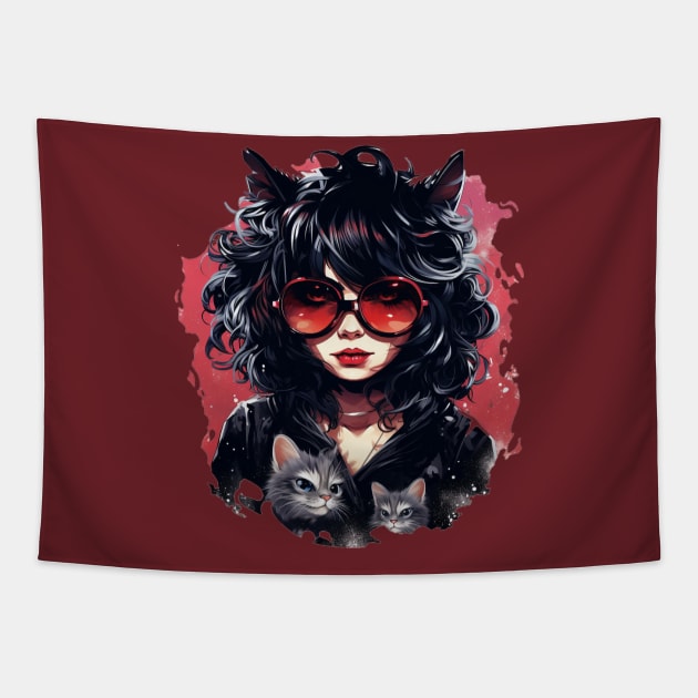 Cat Lady Tapestry by Jason's Finery