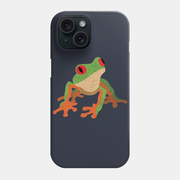 Red Eyed Tree Frog Phone Case by sambeawesome