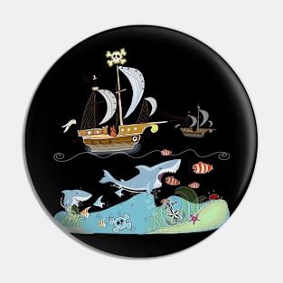 pirate ship Pin