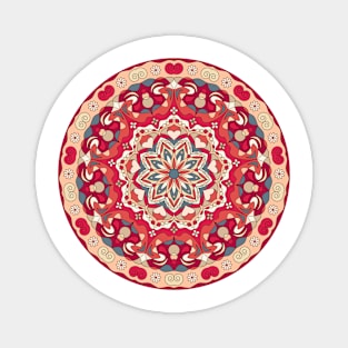 Bright circular arabic ornaments Magnet