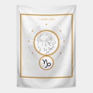 Capricorn | Astrology Zodiac Sign Design Tapestry