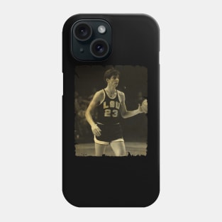 Pete Maravich - Vintage Design Of Basketball Phone Case