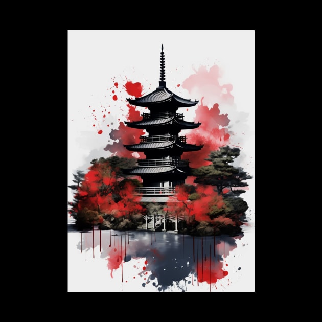 Japanese Pagoda by Durro