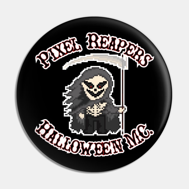 Pixel Reapers Halloween M.C. (Front) Pin by gkillerb