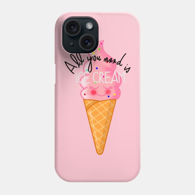 ICE CREAM CONE Phone Case by MAYRAREINART