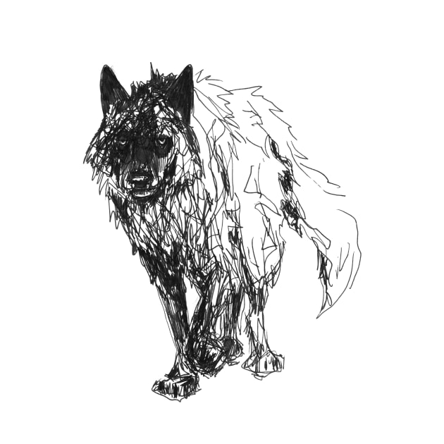 Dark Wolf by InkedinRed