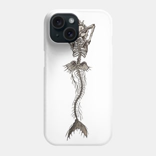 Mermaid Skeleton Phone Case