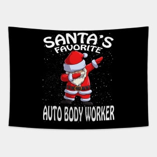 Santas Favorite Auto Body Worker Christmas Tapestry