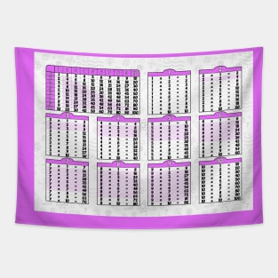 Smart Multiplication Table for Girls 1-10 Tapestry