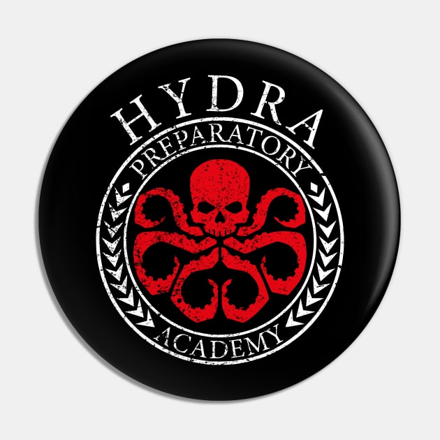 Hydra School logo - New World Order Pin by GraphicBazaar