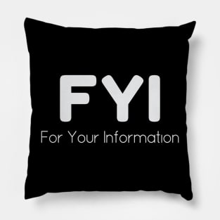 FYI - 02 Pillow