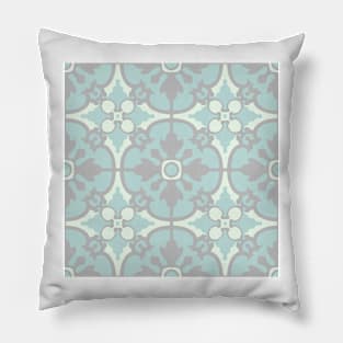 Portuguese tiles pattern. Vintage background. Vector seamless texture Pillow