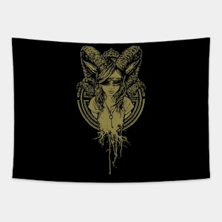 occult girl Tapestry