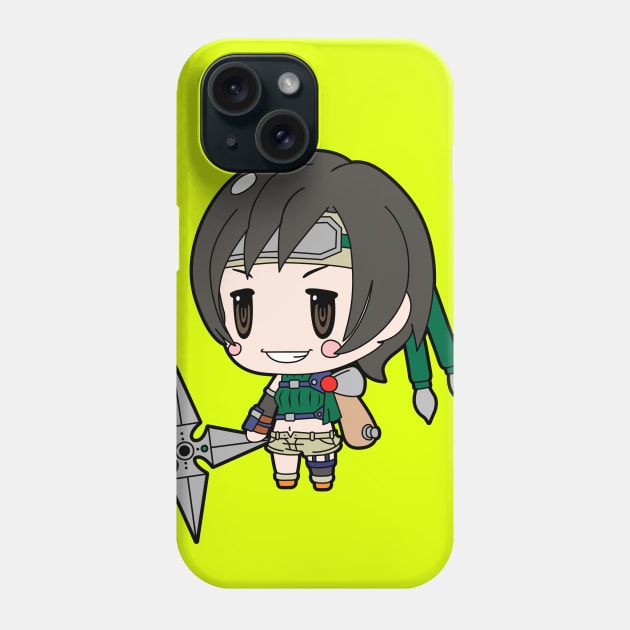 Cute Yuffie Phone Case by JamesCMarshall