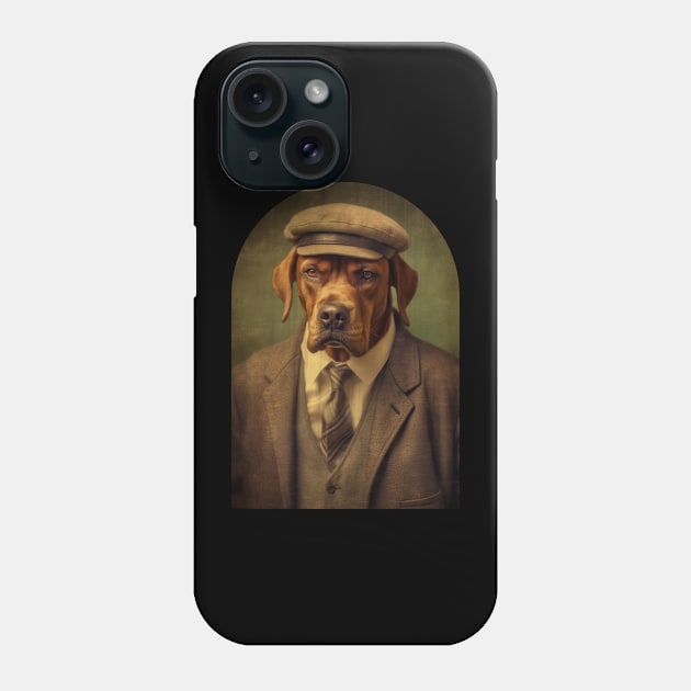 Business dog 80s Phone Case by Colorful Days