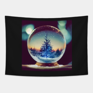 Forest Dreamscape Snowglobe II Tapestry