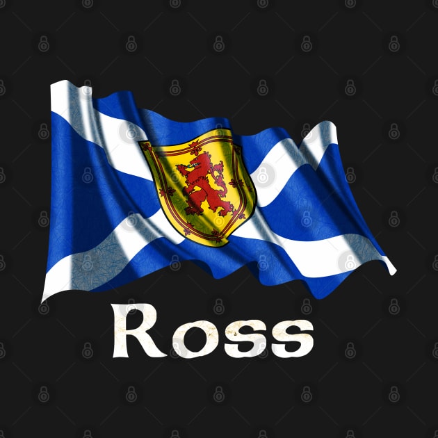 Ross Clan Scottish Flag by Celtic Folk