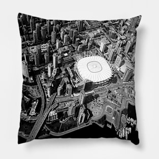 BC Place Aerial Photograph Pillow