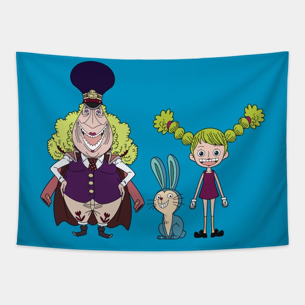 Kokoro, Chimney and Gombe Tapestry by onepiecechibiproject