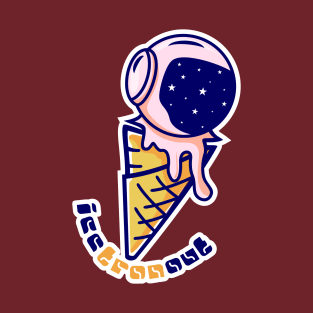 Cute Astronaut With The Sweet Ice Cream Cone T-Shirt