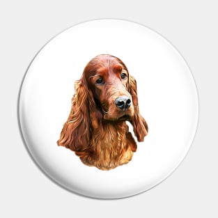 Irish Setter - Glamorous Dog! Pin