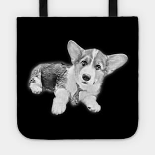 Pembroke Welsh Corgi Sleep Sketch Tote