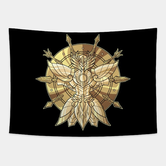 Libra God Cloth Tapestry by KyodanJr