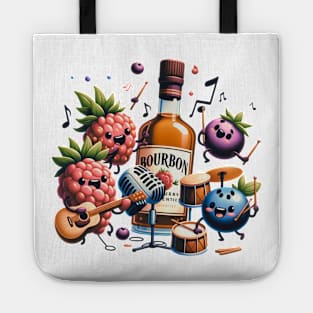 Bourbon Berry Band - Jazzy Fruits and Spirits Tote