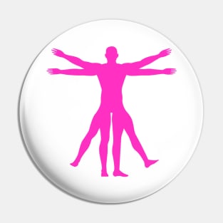 vitruvian man Pin