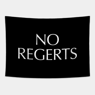 No Regerts Tapestry