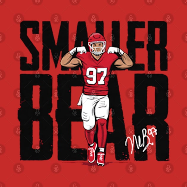 Nick Bosa Smaller Bear by Chunta_Design