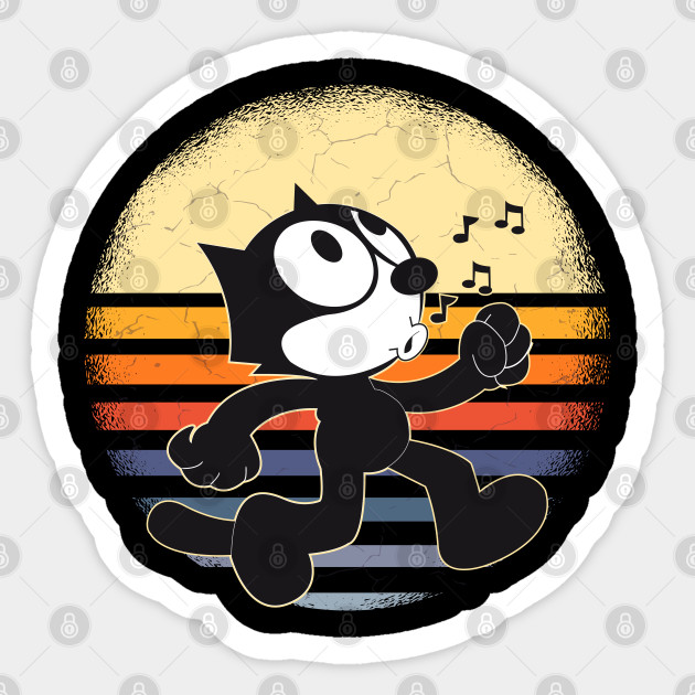 Funny Felix The Cat Keep Walking Retro Sunset Gift Felix The Cat