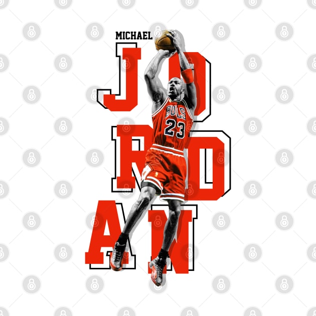 Michael Jordan 23 Basketball by Geraldines