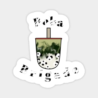 Boba Brigade Panda Matcha Milk Tea Magnet