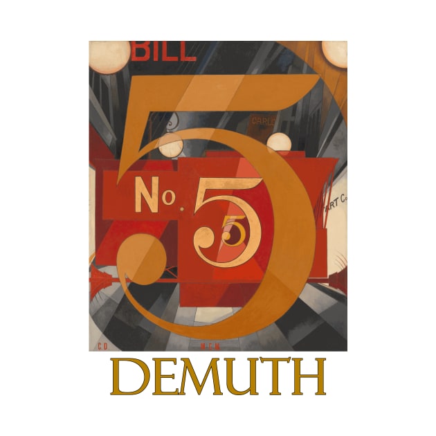 I Saw the Figure Five in Gold by Charles Demuth by Naves