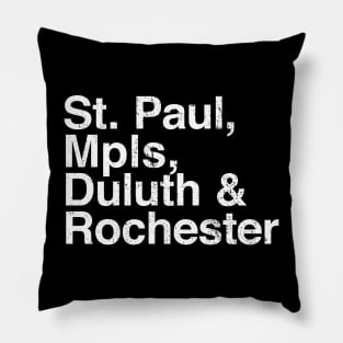 St. Paul, Mpls, Duluth & Rochester Pillow