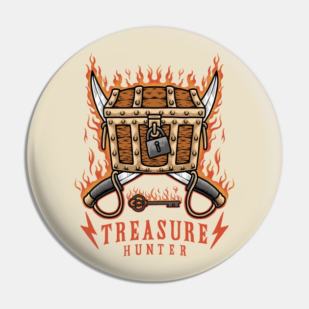 treasure hunter Pin by Localhost