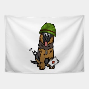 First aid military guard dog Tapestry