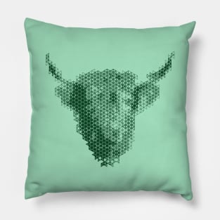 Kumiko Buffalo Animal Portrait Pillow