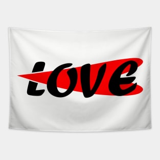 love day t-shirt for lovers Tapestry