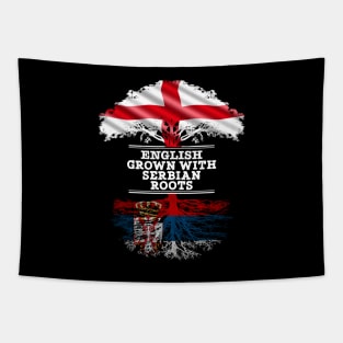 English Grown With Serbian Roots - Gift for Serbian With Roots From Serbia Tapestry