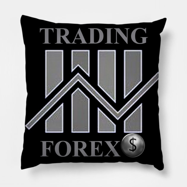 Trading forex Pillow by Proway Design