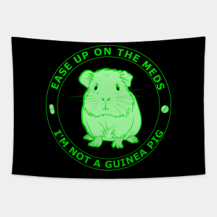 TBI Brain Injury Green - Guinea Pig Tapestry