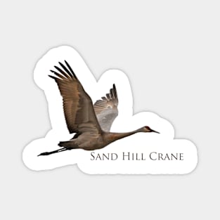 Sandhill Crane in Flight Magnet