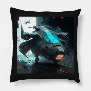 Cyberpunk Jet Pillow