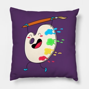 Paint palette Pillow