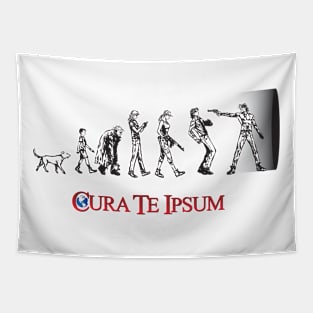 Cura Te Ipsum: Evolution (LIGHT) Tapestry